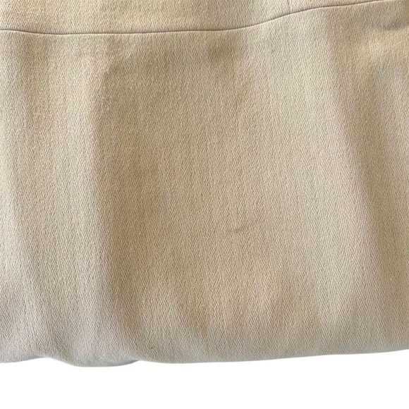 BCBG Max Azria Beige Sheath Dress Square Neck Sleeveless Business USA Made - Picture 8 of 10